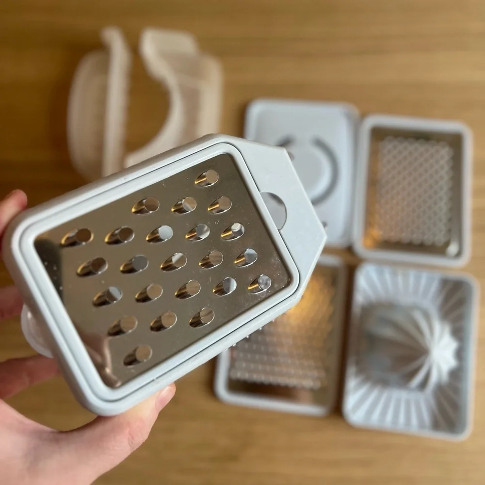 Norpro 6-in-1 Multi-Grater with Juicer & Storage Container – Stainless Steel